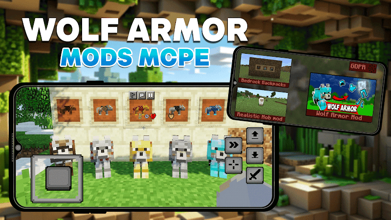 Wolf Armor Mod for Minecraft screenshot 6